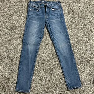 American eagle jeans super stretch, skinny, size 6 regular